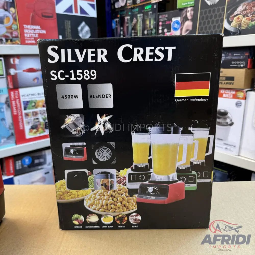 German Lot Imported 2L Powerful silver crest  2-in-1 Blender
